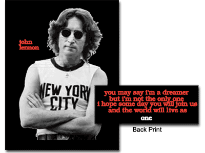 john lennon nyc t shirt
